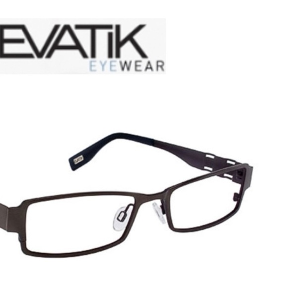 EVATIK 9005 Eyeglass Black Frames—Sleek!! Adjustable Nose Pads—Like New—$229 - Picture 12 of 12